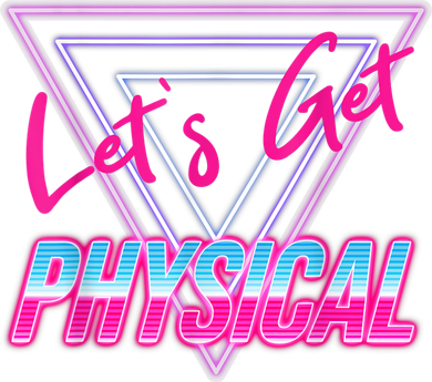 Lets Get Physical Workout Gym Tee 80's Retro Vintage Women's T-Shirt