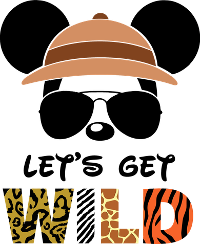 Lets Get Wild Safari Zoo Animal Kingdom Family Vacation Toddler T-Shirt