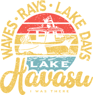 Lake Havasu Arizona Boat Sandbar Party Summer Vacation Women's T-Shirt