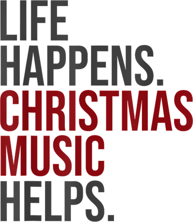 Life Happens Christmas Music Helps Golf Towel
