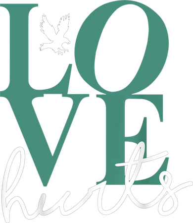Love Hurts Eagle Retro Bucket Hat