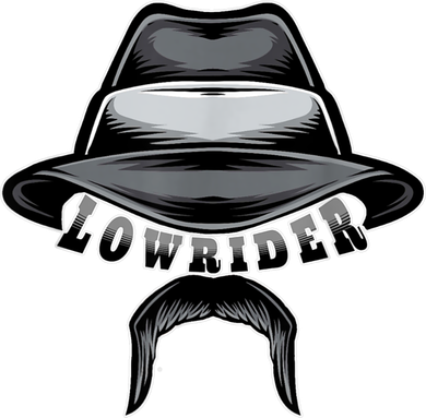 Lowrider Hat & Moustache, Chicano Cholo, Latino Low Rider Baby Bodysuit