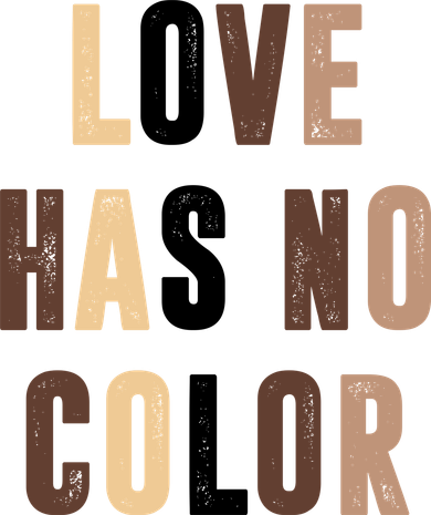 Love Has No Color Black History Women's Sweatshirt