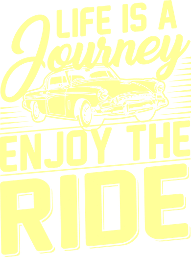 Life Is A Journey Enjoy The Ride Classic Car Kids Sweatshirt