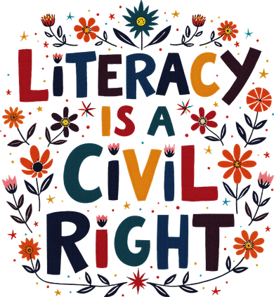 Literacy Is A Civil Right Reading Teacher Design Coaster