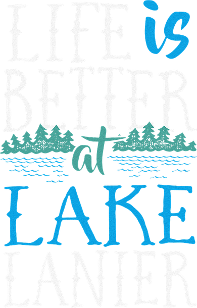 Life Is Better At Lake Lanier Fishing Boating Gift Women's Hoodie