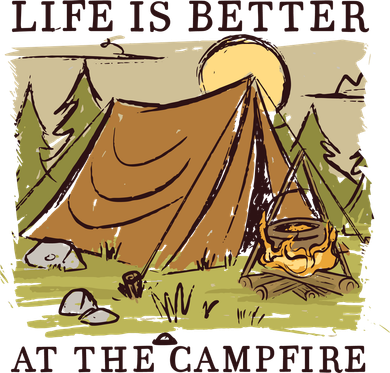 Life Is Better At The Campfire Tote Bag