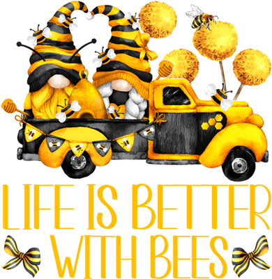 Life Is Better With Bees For Beekeeper Honey Bee Gnome Cute Gift Toddler Hoodie