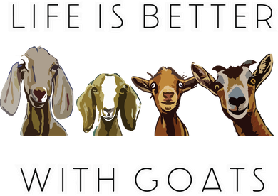 Life Is Better With Goats Goat Lover Doggie Tank