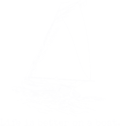 Life Is Better On A Boat Sailboat Sketch Cool Sailing Gifts Coaster