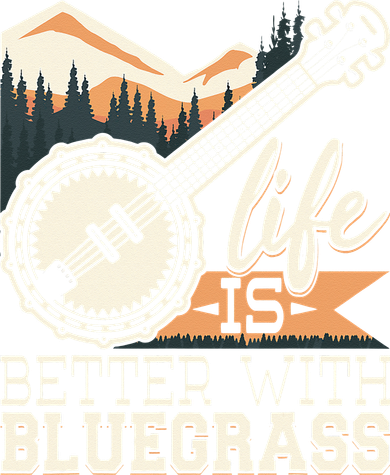 Life Is Better With Bluegrass Banjo Player Musician Coaster