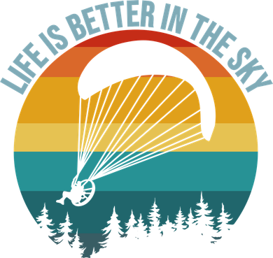Life Is Better In The Sky Paramotor Pilot Gift Women's Hoodie