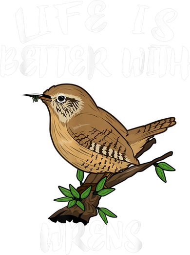 Life Is Better With Wrens Birds Birding Women's Hoodie