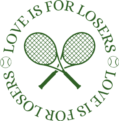 Love Is For Losers Tennis Funny For Tennis Player Kids Hoodie