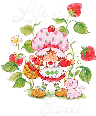 Life Is Sweet Vintage Berry Garden Kids T-Shirt