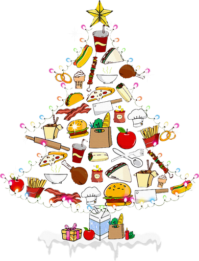 Lunch Lady Christmas Tree Merry Christmas Cafeteria Crew Tote Bag
