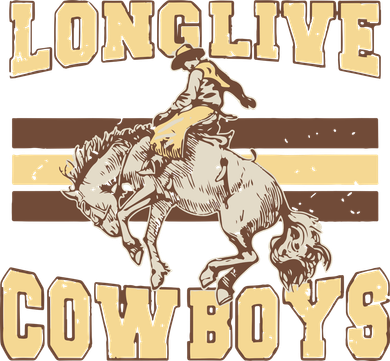 Long Live Cowboys Western Coaster