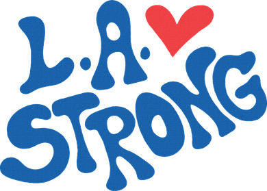 Love La Heart Los Angeles Strong Supportive Sweatshirt