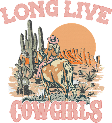 Long Live Howdy Rodeo Western Country Southern Cowgirls Coaster