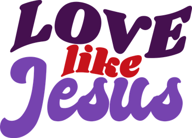 Love Like Jesus Retro Doddie Hoodie