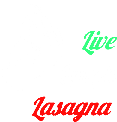 Live Laugh Lasagna Lover Funny Button