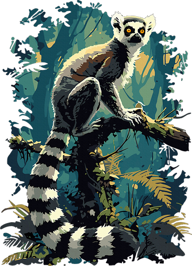 Lemurs Lemur Ornament