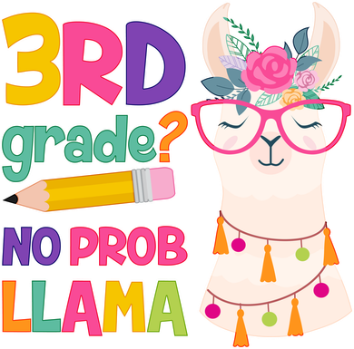 3rd Grade? No Prob Llama Women's Long Sleeve Shirt