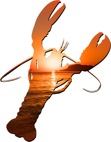 Lobster Lovers Silhouette Earth Day And Ocean Week Meaningful Gift Toddler Hoodie