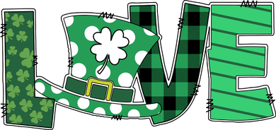 Love Leprechaun St Patricks Day Gift Cute Shamrock Ornament