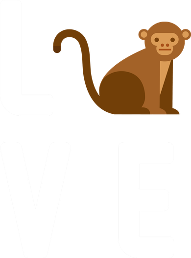Love Monkeys Toddler Hoodie