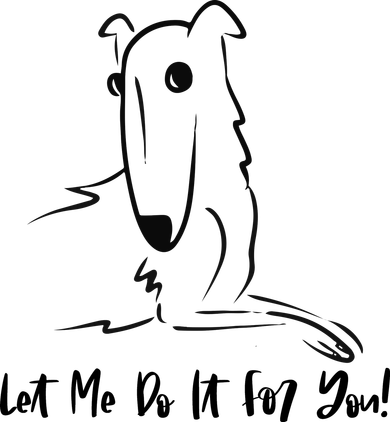 Let Me Do It For You Borzoi Dog Funny Meme Button