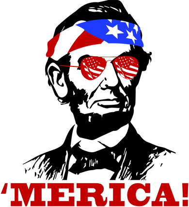 Abraham Lincoln Merica Women's T-Shirt