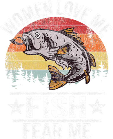 Love Me Fish Fear Me Fisher Vintage Beanie
