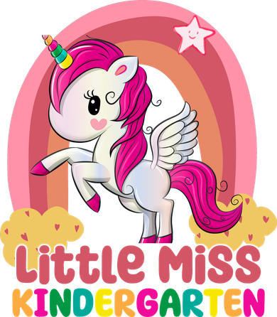 Little Miss Kindergarten Rainbow Unicorn Hat
