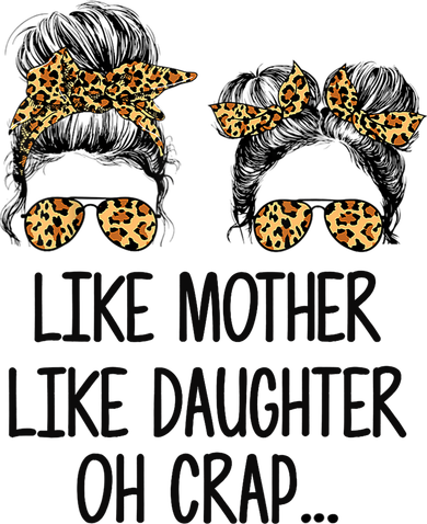 Like Mother Like Daughter Messy Bun Mom Happy Mothers Day Tote Bag