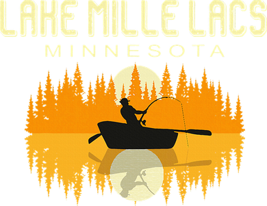 Lake Mille Lacs Minnesota Usa Fishing 80s Toddler Long Sleeve