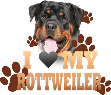 Dogs - I Love My Rottweiler Tote Bag