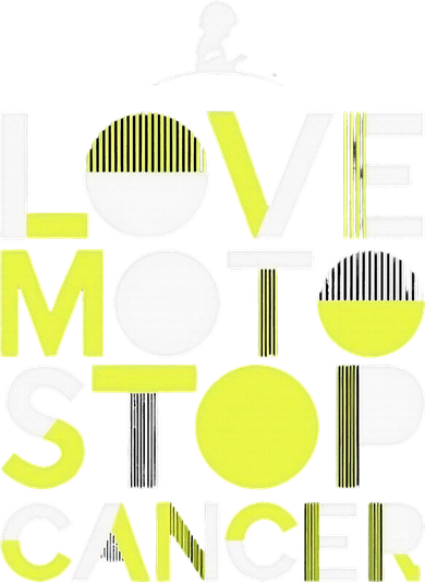 Love Moto Stop Cancer Kids T-Shirt