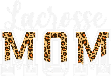 Lacrosse Mom Sport Lover Leopard Game Day Mothers Day Coaster