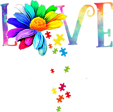 Love Needs No Words – Autism Awareness Puzzle Autism Symbol Cool Gift Pajama Set