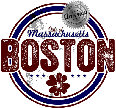 Boston Land of the Free Logo Kids T-Shirt