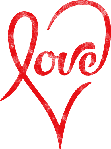 Vintage Love Heart Symbol Women's Long Sleeve Shirt