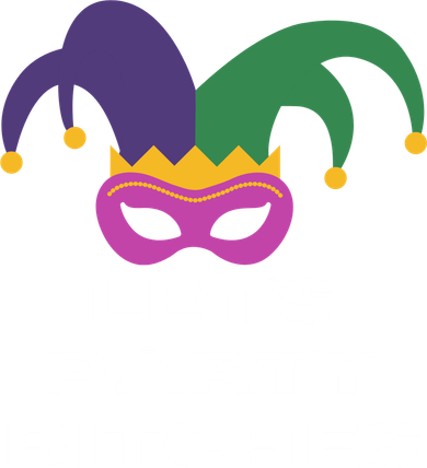 Let's Party Bitches Mardi Gras Hat