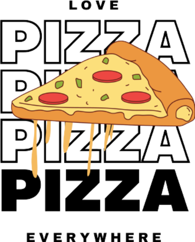 Love Pizza Everywhere Bucket Hat