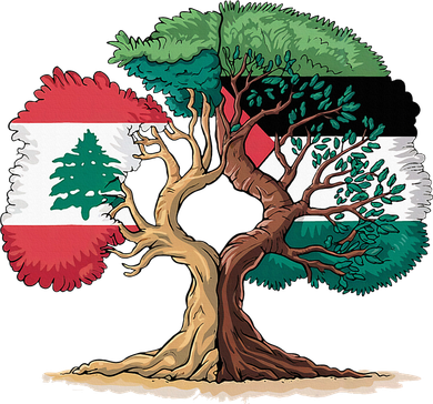 Lebanon Palestine Flag Lebanese Palestinian Backpack