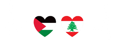Lebanon Palestine Flag Lebanese Palestinian Unity Heartbeat Tote Bag