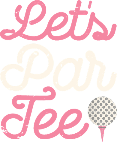 Lets Par Funny Golf Golfer Girl Women Party Team Gift Santa Hat