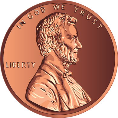 Lincoln Penny Coffee Mug