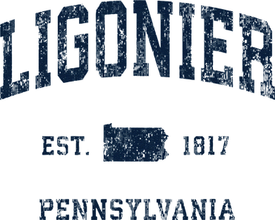 Ligonier Pennsylvania Pa Vintage Athletic Sports Women's Long Sleeve Shirt