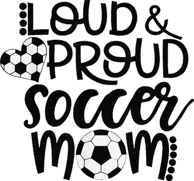 Loud Proud Soccer Mom MotherS Day Gift Toddler Hoodie